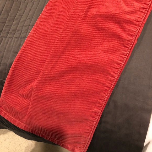 Orange-red J. Crew corduroy pants - Picture 3 of 8